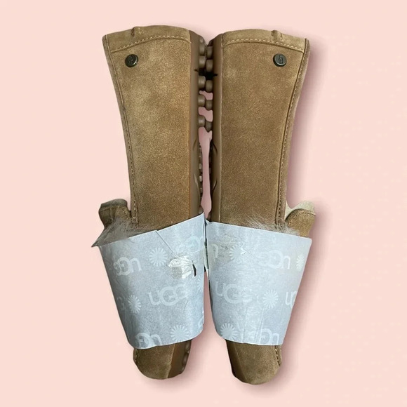 UGG Kaley Wisp Suede Loafer Chestnut Brown Size 5 - Picture 4 of 10